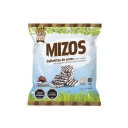 Galletas de Arroz con Rayas de Chocolate al por mayor 20 g - 28 unds.