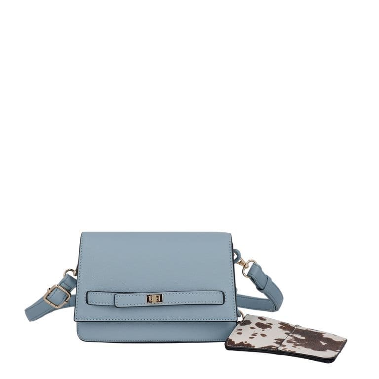Cartera Bandolera Serbia SC7 Pequena Celeste Celeste S