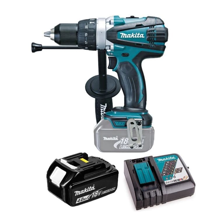Taladro Atornillador Percutor 18v Inalambrico Dhp458 4Ah