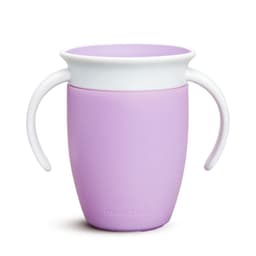 Vaso Antiderrame Miracle 360 Con Asas 207ml - Morado
