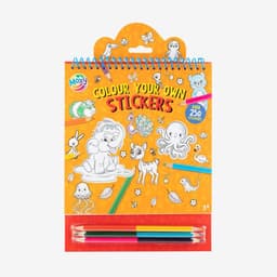 Colorea tus Propios Stickers Naranjo