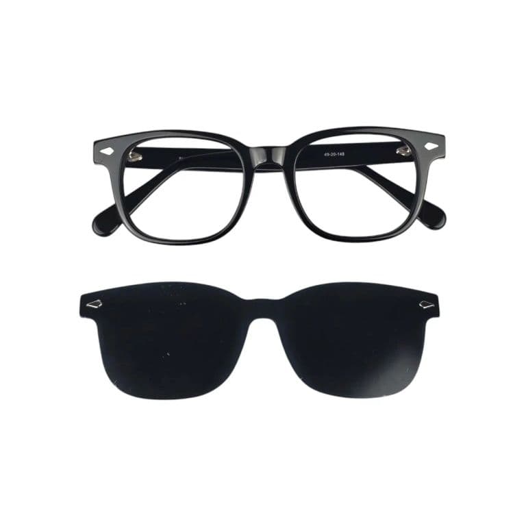 Marco Optico Pica Clip Filtro Azul Negro TALLA UNICA