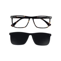 Marco Optico Tongoy Clip Filtro Azul Cafe TALLA UNICA