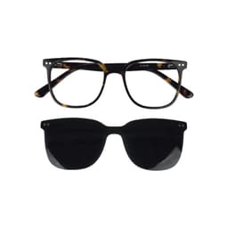 Marco Optico Vicuna Clip Filtro Azul Cafe TALLA UNICA