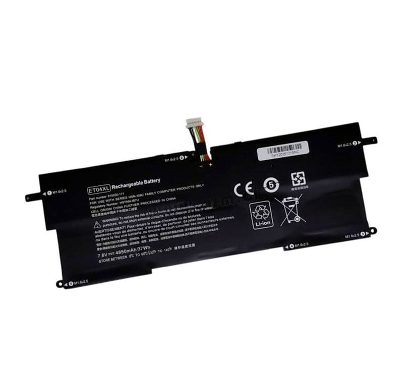 BATERIA PARA NOTEBOOK HP ELITEBOOK X360 1020 G2 4 CELDAS NEGRO ET04XL