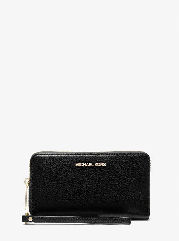 Billetera Jet Set Travel Wristlet Negro TALLA UNICA