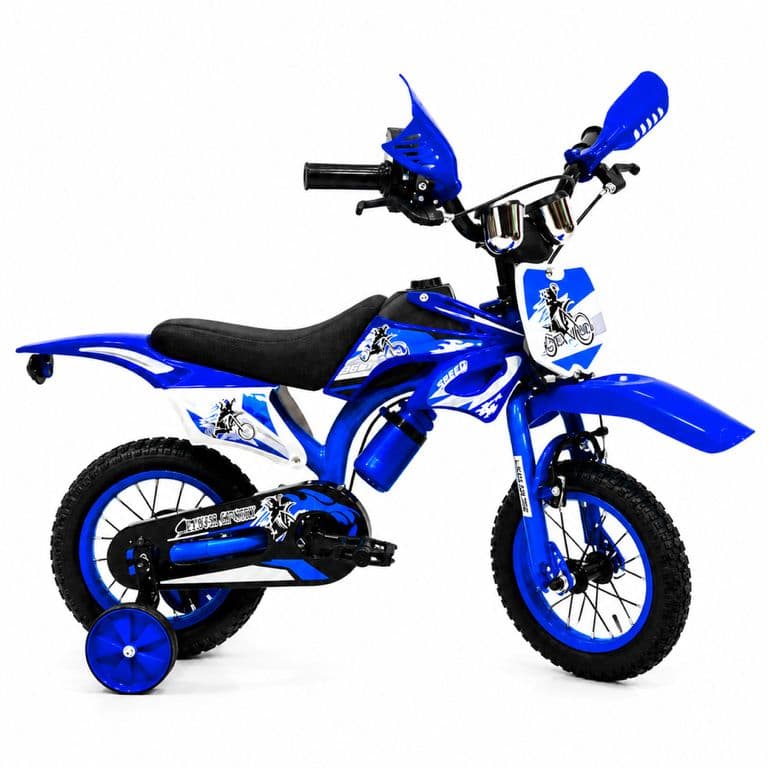 Bicicleta Aro16 Bicimoto Con Ruedas Estabilizadoras Infantil