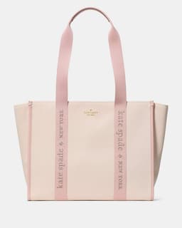 Cartera Tote Kip Canvas Rose Smoke Rosa TALLA UNICA