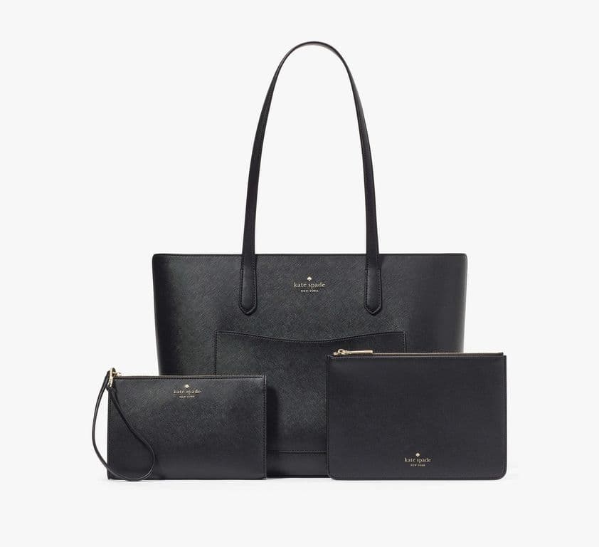 Cartera Tote Staci Set 3 en 1 Negro TALLA UNICA