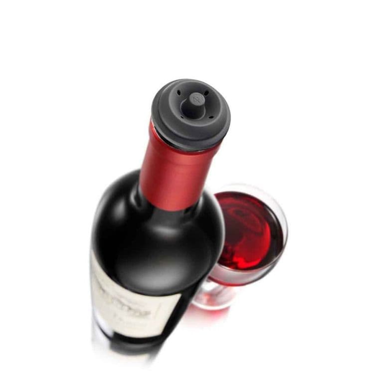 Set 10 Tapones de Vacio para Vino Gris