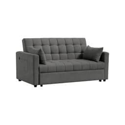 Sofa Cama 2,5 cuerpos Lorenzo Gris Oscuro ...