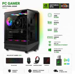Pc Gamer AMD Ryzen 5 5500 - 16GB RAM - RTX 5050 - 1TB - Wifi - COC-B