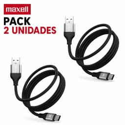 Pack 2 Cable carga rapida 60W USB a USB Tipo C 1.2m