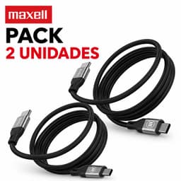 Pack 2 Cable Magnetico 60W USB C a USB C 1.2 Metros Carga Rapida Negro