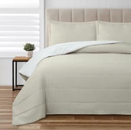 Quilt Sherpa Valencia Dobby King Beige KING