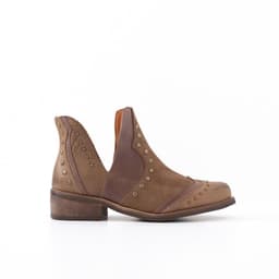 Botin Mujer Cuero Mujer Gallito Cafe Cafe 35