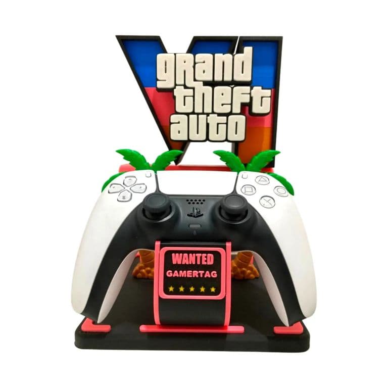 Soporte Control compatible con PS5 y Xbox Diseno GTA VI