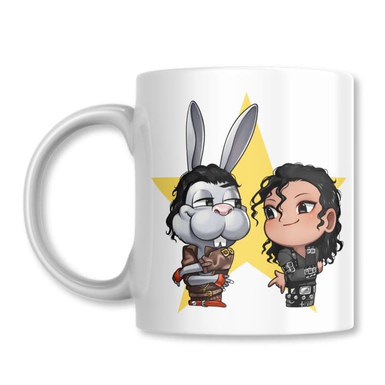 Tazon Speed Demon Michael Jackson BAD Taza Sublimada 325ml