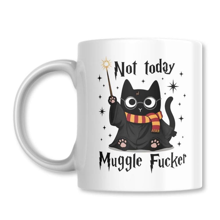 Tazon Not Today Muggle F Harry Potter Taza Sublimada 325ml