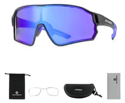 Lentes De Ciclismo 10138 Deportivos Con Filtro UV - Azul Azul TALLA UNICA