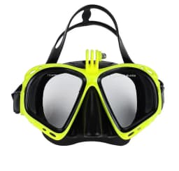 Lentes de Snorkel Amarillo Fluorecente camara deportiva Gopro u otras