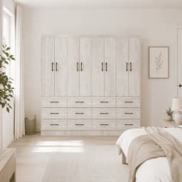 Closet 8 Puertas 12 Cajones 200x180x40 cm Teka