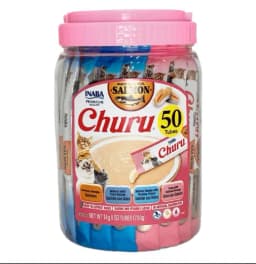 Churu Gato Frasco 50 Tubos Sabor SALMON