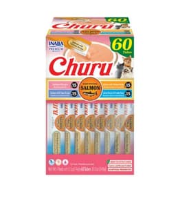 PACK 60 TUBOS CHURU GATO VARIEDADES SALMON