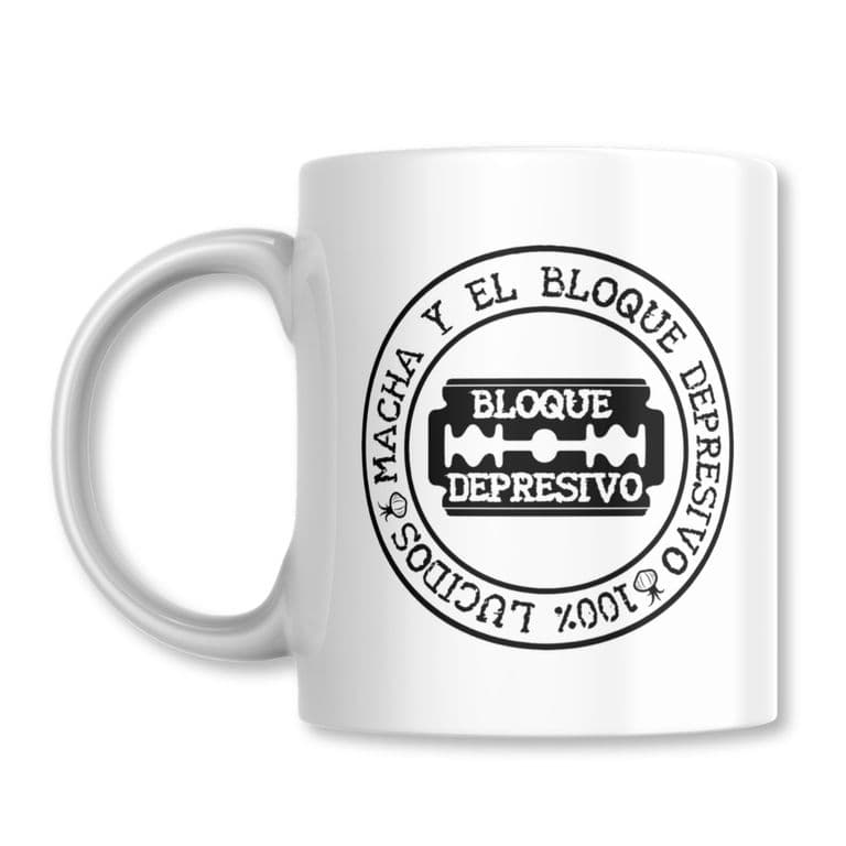Tazon Macha y El Bloque Depresivo Taza Sublimada 325ml