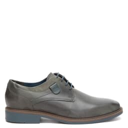 Zapato de cuero hombre grafito Toronto Gris 39