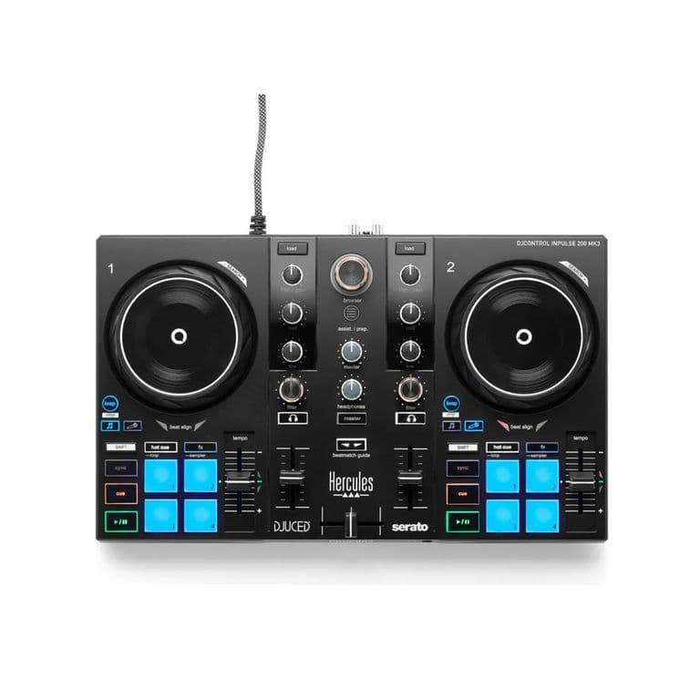 Controladora DJ DJControl Inpulse 200 MK3 USB-C - Compatible con Serato DJ Lite y DJUCED