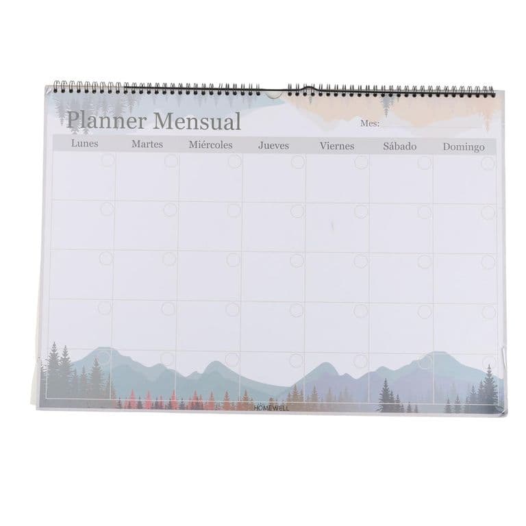 Calendario Mensual Espiral