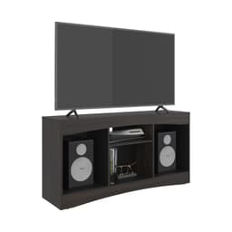 Rack Tv Con Capacidad Hasta 55 4 Espacios 1 Repisa Negro