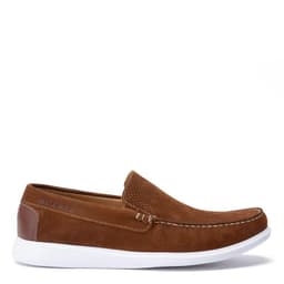 Mocasin de cuero hombre tostado Cannes Cafe 39