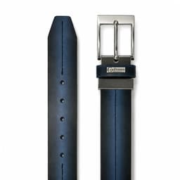 Cinturon Cuero Premium Siracusa Hebilla Ajustable Negro M