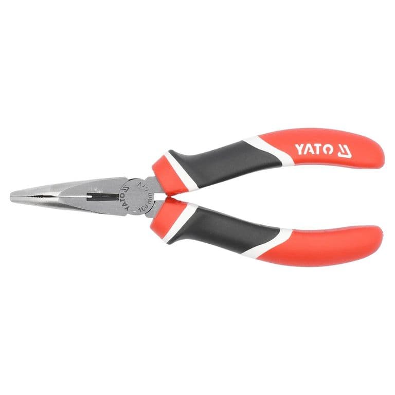 Alicate Punta Curva YT-1945 160mm CrV Temple Induccion