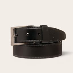 Cinturon Clasico de Cuero con Costura Olmo - Negro Negro 100