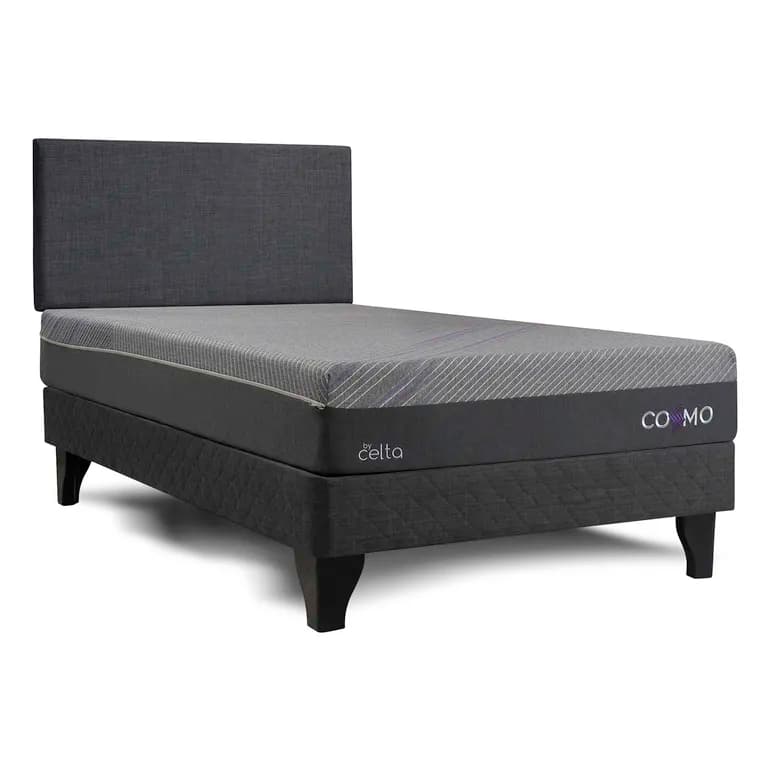 Cama Europea Cosmo 1,5 plazas + Respaldo