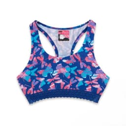 Top nina AS-103 cotton spandex Azul 10-12