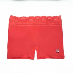 Pantaleta Con Encaje Nina AC-193 Cotton Spandex Coral 10-12
