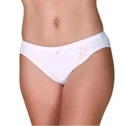 Bikini mujer C-119 cotton spandex Blanco S