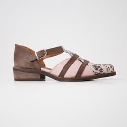 Zapato Mujer / Radal Print Rosado Cafe 35