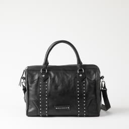 Cartera Cuero Hombro Viena Black Special Negro TALLA UNICA