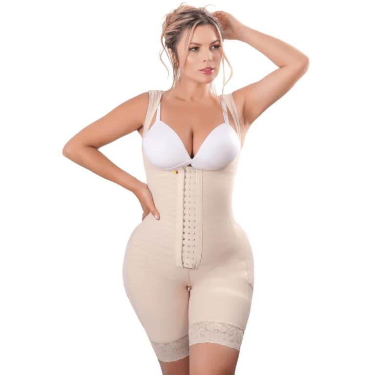 Faja Reloj de Arena Alta Compresion Colombiana Beige 2XS