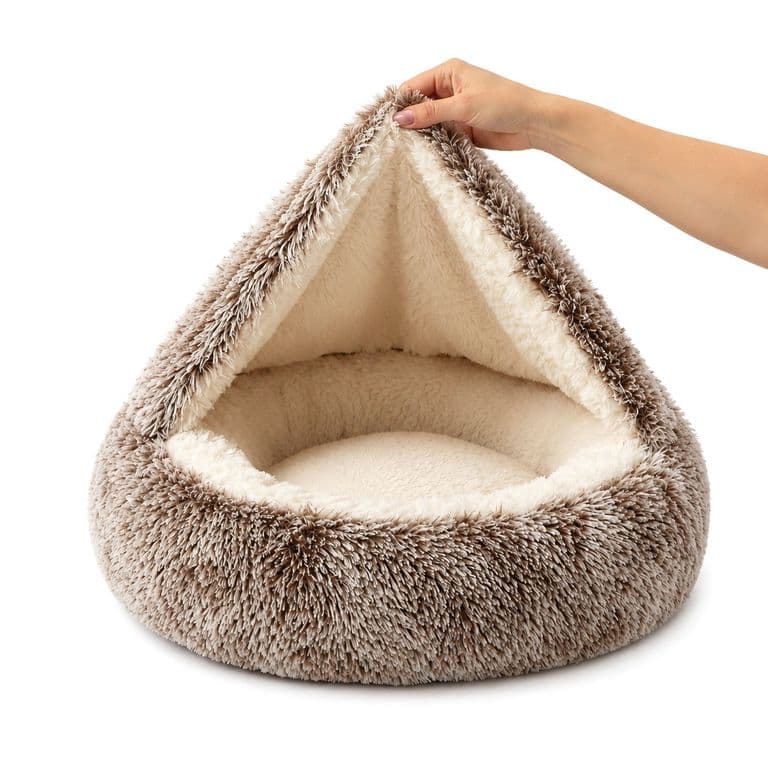 Cama Iglu Cueva Calida Antideslizante Mascotas 58cm