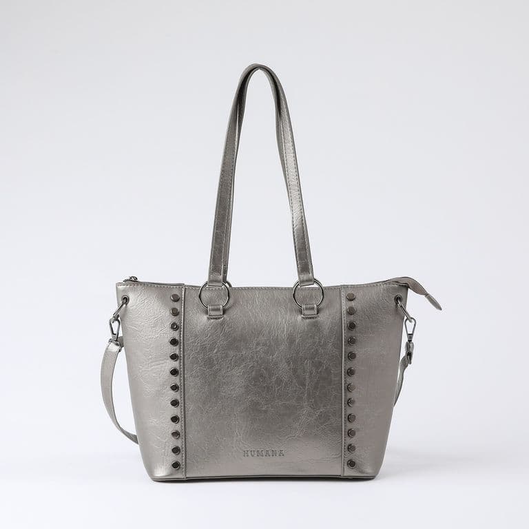 Cartera Tote Carol Gun Gris TALLA UNICA