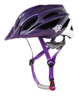 CASCO BICI MTB PURPURA/BLANCO