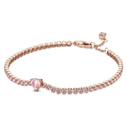 Brazalete Corazon Brillante Mujer 16