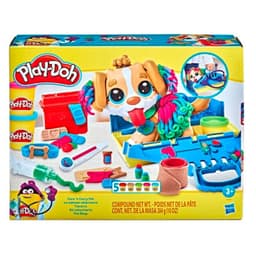 Kit Veterinario - Set Con Cachorro De Juguete, Transportin, 10 Herramientas, 5 Colores
