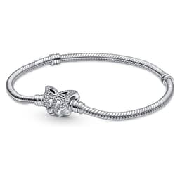 Brazalete Moments Cadena De Serpiente Cierre Mariposa Mujer 21
